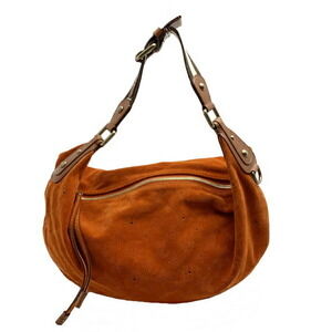 Louis Vuitton Shoulder Bag Monogram Suede Onata Orange